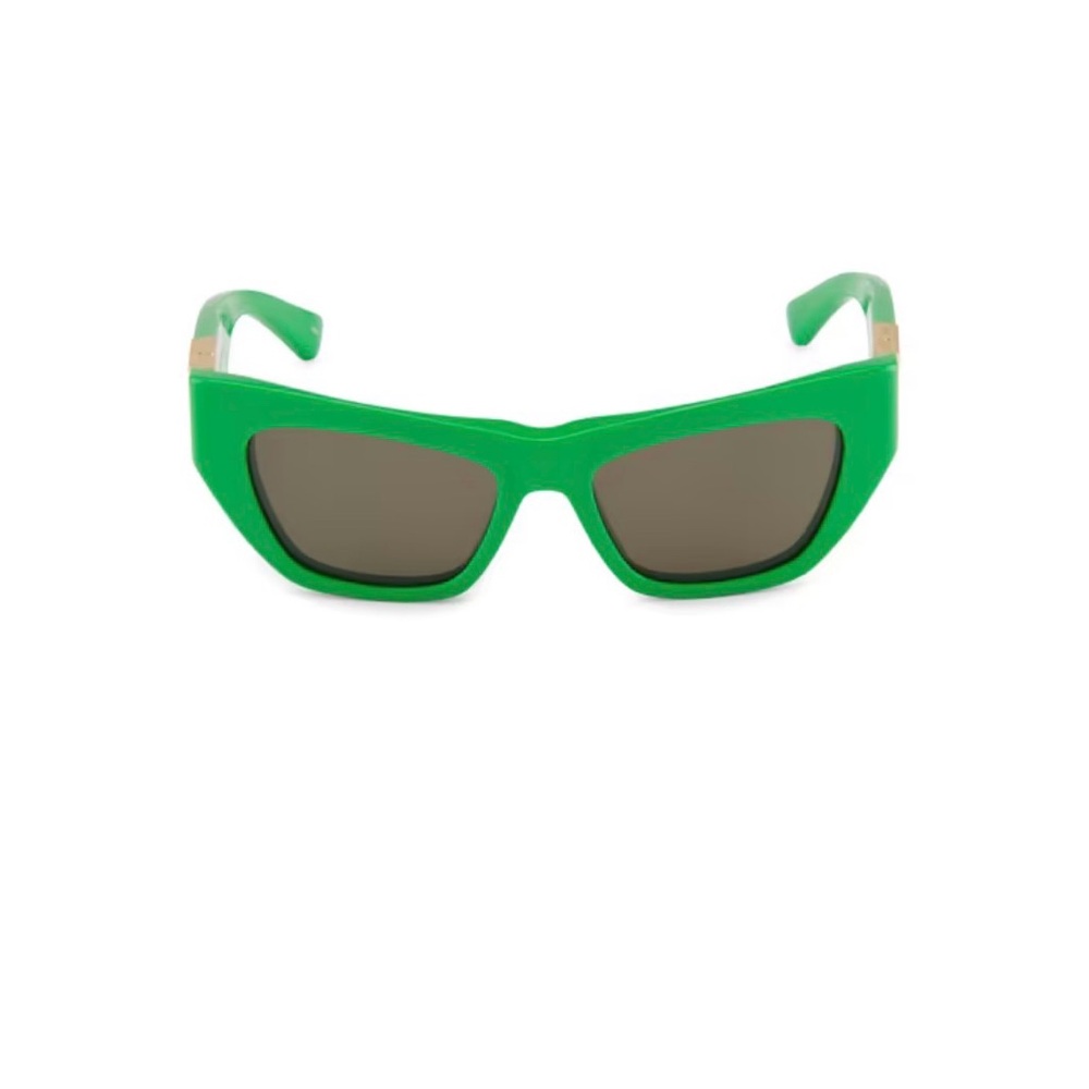 Bottega Veneta Green Cat Eye Sunglasses